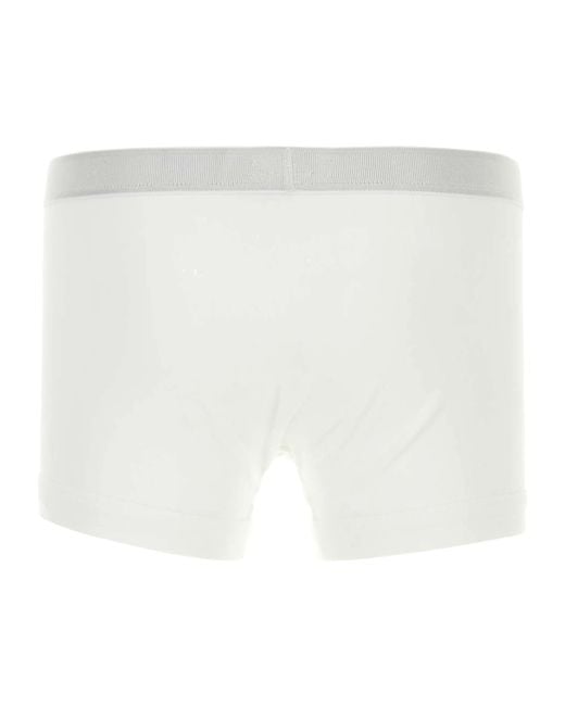 Tom Ford White Logo-Print Boxer Briefs for men