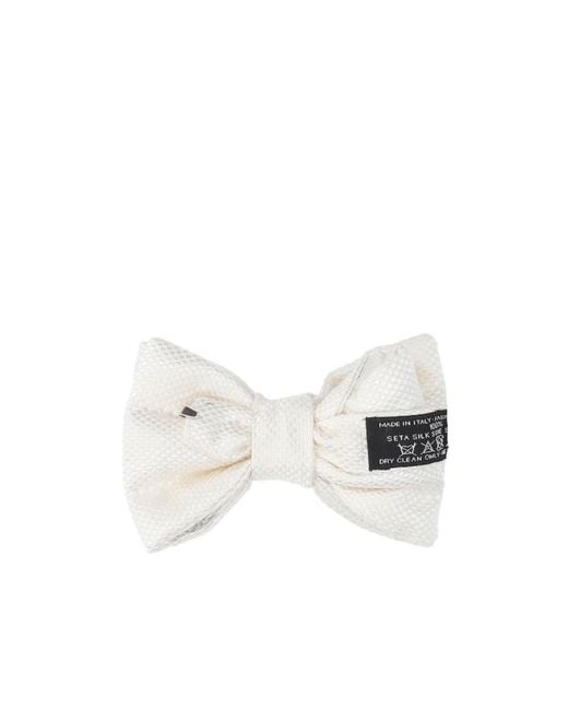 Tom Ford White Satin Bow Tie for men