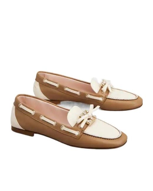 Roger Vivier Brown Très Vivier Boat Loafers
