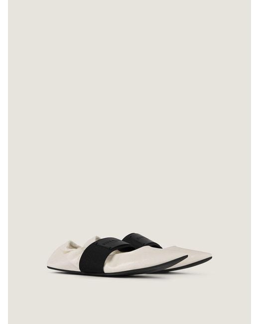 Givenchy White Crush Ballerinas