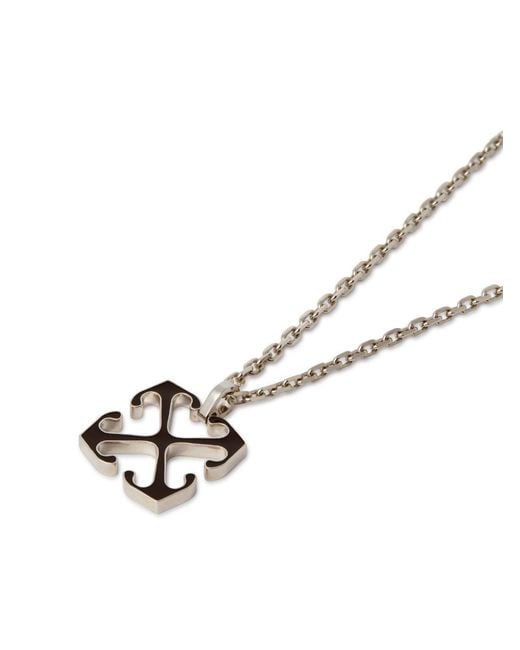 Off-White c/o Virgil Abloh White Arrows Chain-Linked Necklace for men