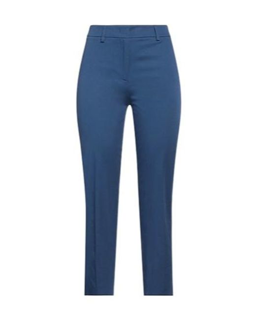 Weekend by Maxmara Blue Straight-Leg Trousers