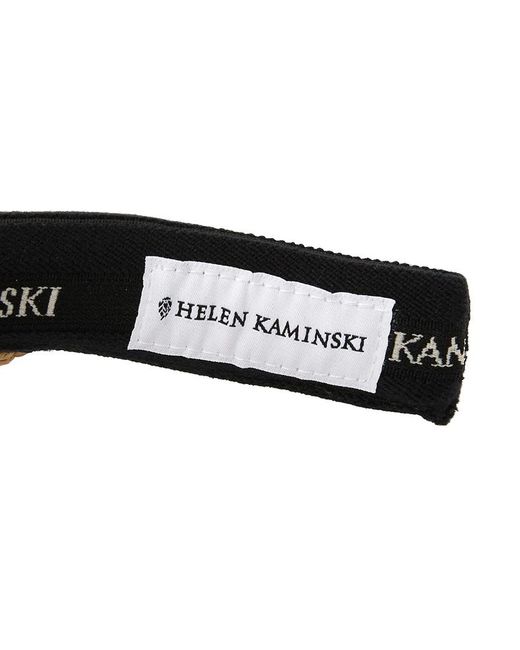 Helen Kaminski Natural Logo Detailed Interwovened Hat