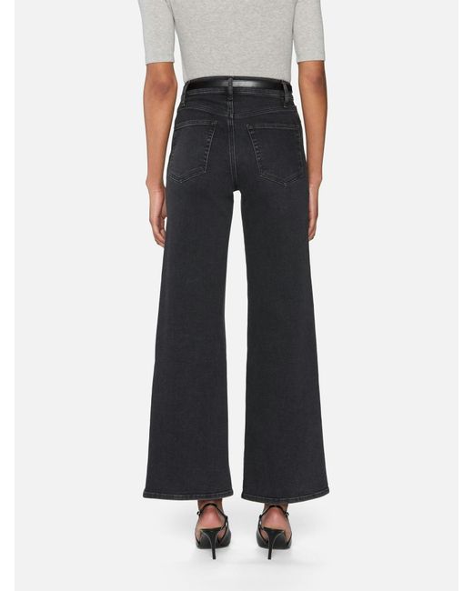 FRAME Black Le Slim Palazzo Jeans