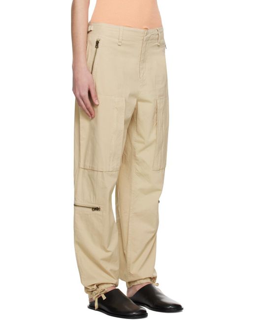 Rag & Bone Natural Multi-Pocket Casual Pants