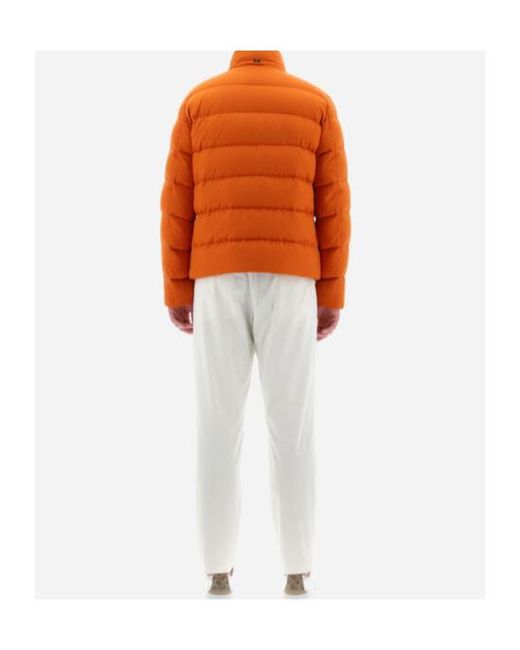 Herno Orange Padded Jacket for men