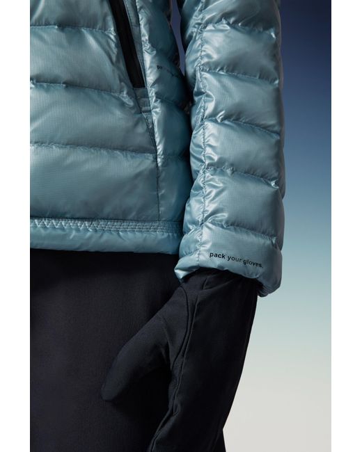 Moncler Blue Grenoble Walibi Padded Zipped Jacket