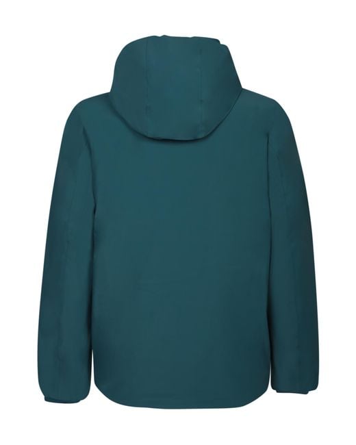 K-Way Green Long-Sleeved Double-Sided Casual Jacket for men