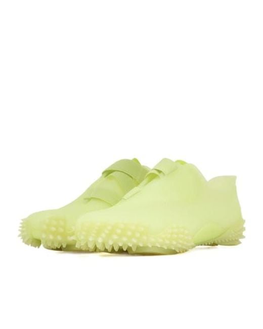 PUMA Yellow Round-Toe Sneakers
