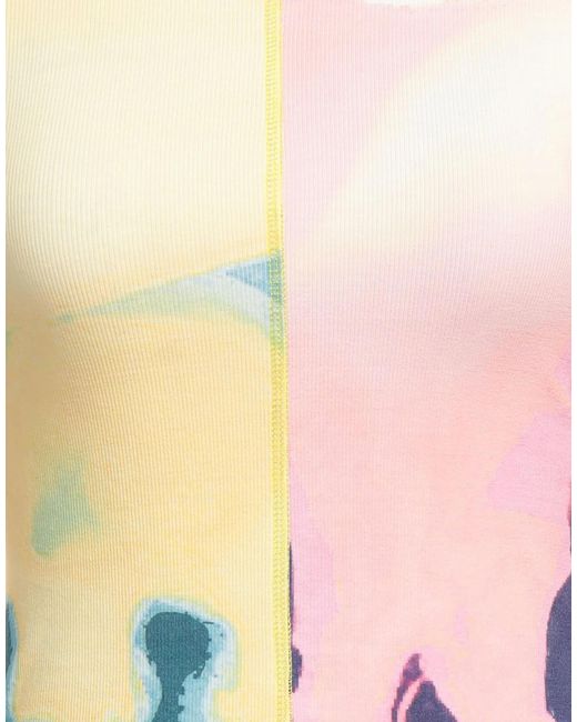 DIESEL Yellow Printed Longsleeve Tshirt