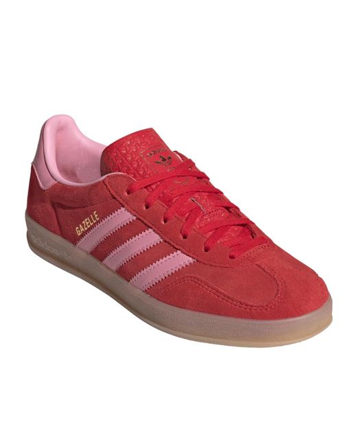 Adidas Originals Red Gazelle Indoor Low-Top Sneakers