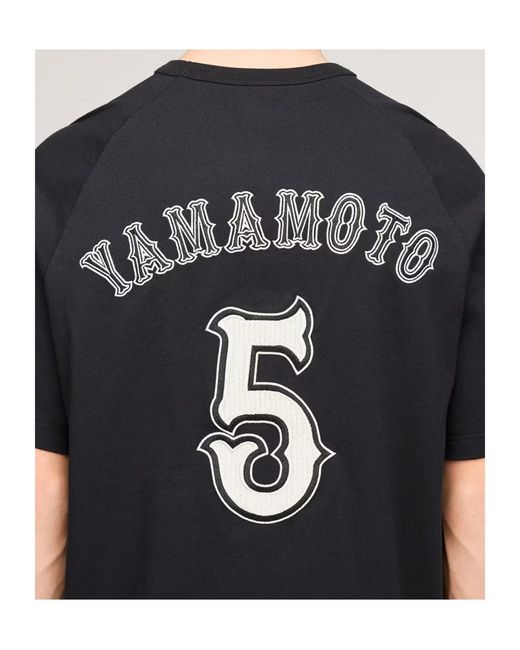 Y-3 Black Elite 5-Gfx Short-Sleeve T-Shirt for men