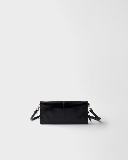 Prada Black Triangle-Logo Wallet