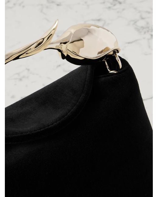 Erdem Black Mini Bloom Bag