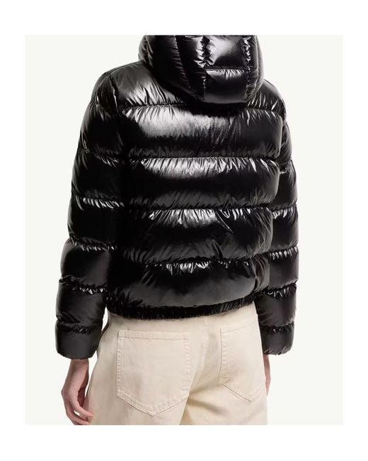 Moncler Black Andro Zip-Up Short Padded Jacket