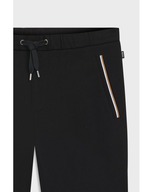 Boss Black Boss Drawstring Track Pants for men