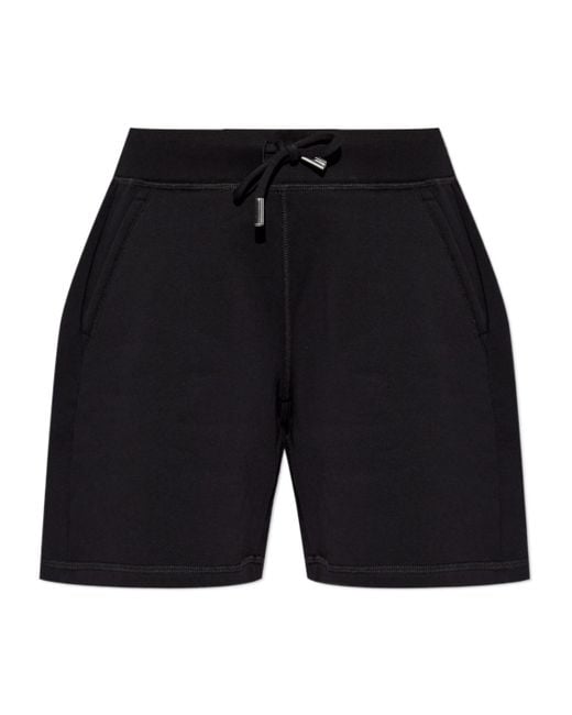DSquared² Blue Logo Detailed Drawstring Shorts