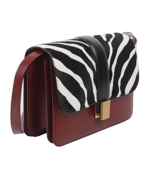 Khaite Black Flap-Over Shoulder Bag