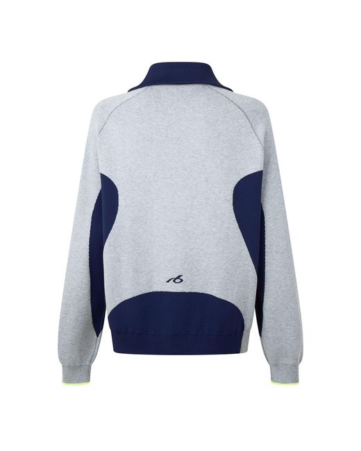 Balenciaga Blue Zip-Up Track Jacket for men