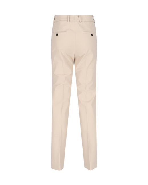 Incotex Natural Flat Front Pants