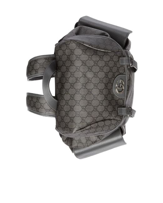 Gucci Gray Medium Ophidia Backpack for men