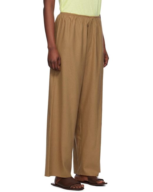 Baserange Natural Elastic Waist Casual Pants
