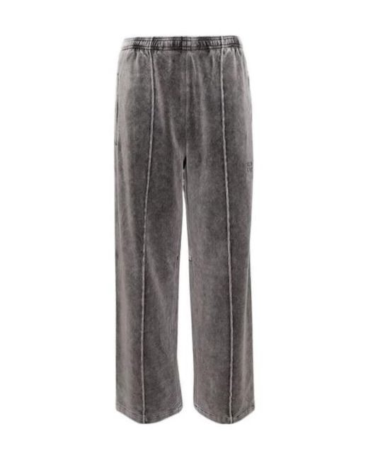 Alexander Wang Gray High Waist Straight Leg Trousers