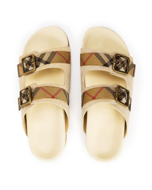Burberry Metallic Burb Urchin Sandal Ld62