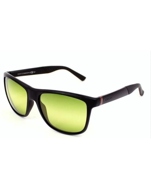 Gucci Yellow Square Sunglasses