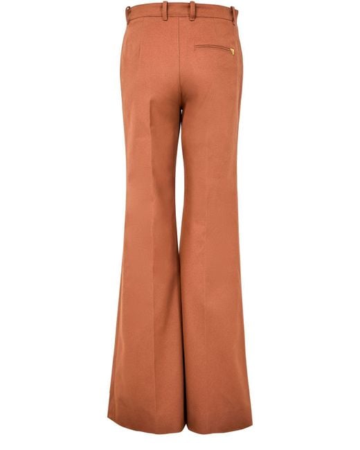 Chloé Brown Flared Pants