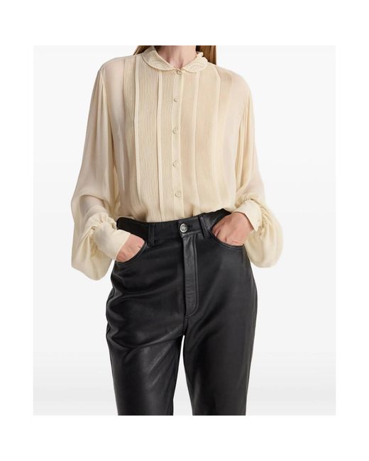 Rohe Natural Puffsleeve Blouse