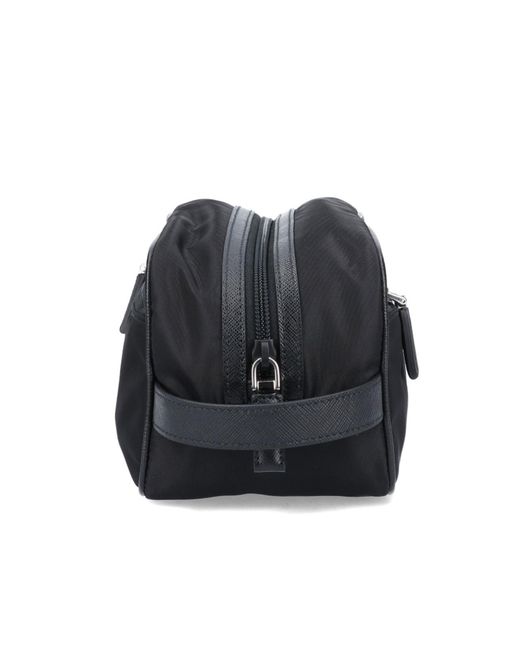 Prada Black Logo Hand-Held Bag for men
