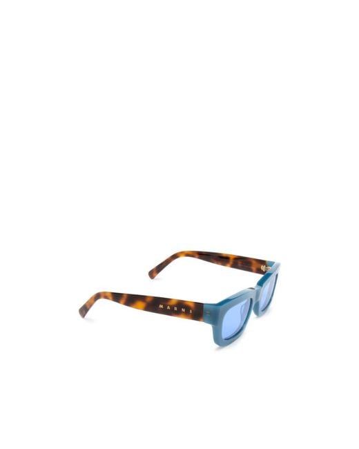 Marni Blue Logo Sunglasses