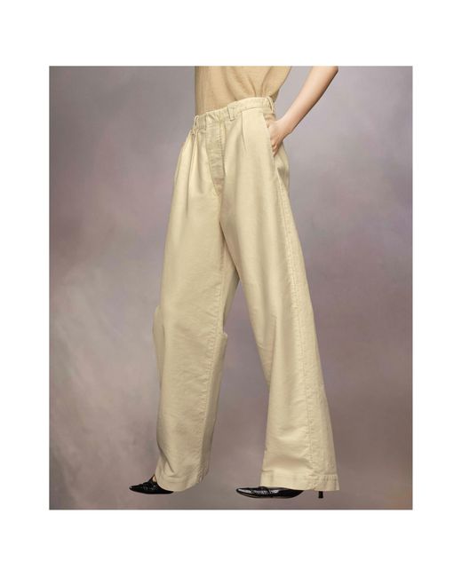 Maison Margiela Natural Wide-Leg Jeans