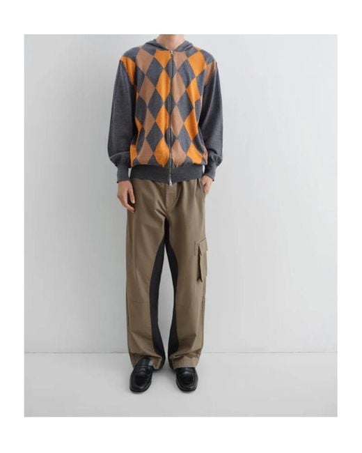 GIMAGUAS Blue Long-Sleeved Zip-Up Jacket for men