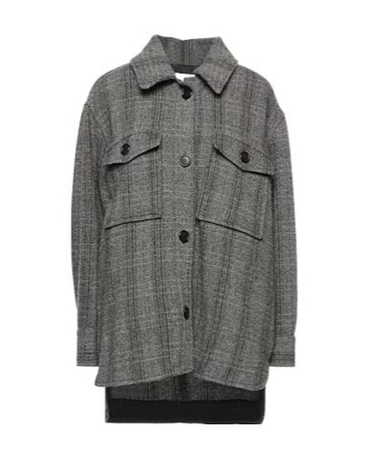 Isabel Marant Gray Longsleeve Buttonup Outerwear