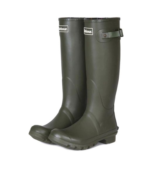 Barbour Green Bede Wellington Boots