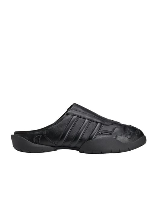 Y-3 Black Regu Slides for men