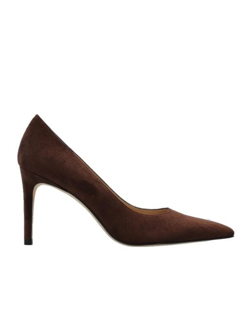 Stuart Weitzman Brown Pointed High Heels