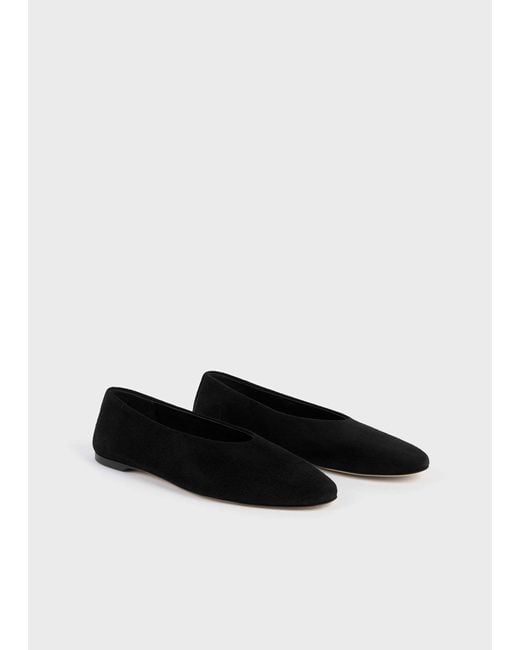 Totême Black Totême Slip Ballerinas
