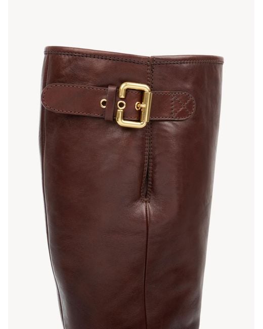Chloé Brown Delia Boot