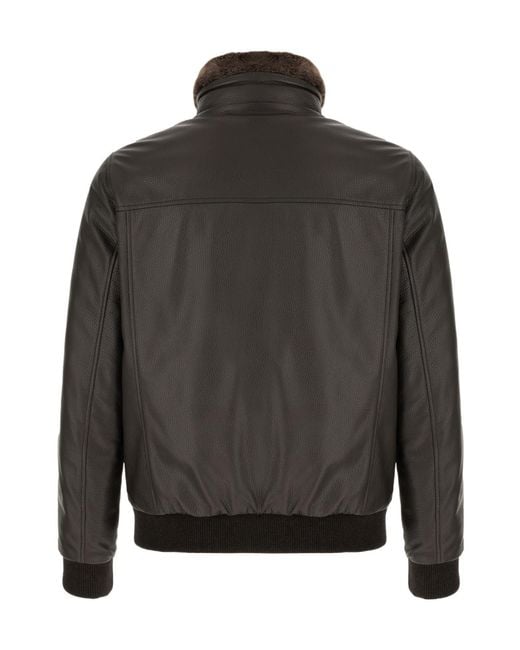 Moorer Gray Cleros Jacket for men