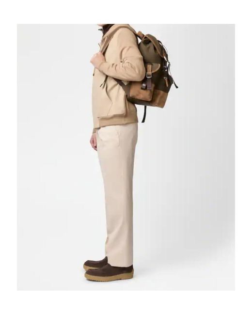 Tod's Green Flap Backpack for men