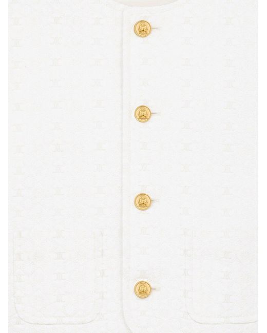 Céline White Chealsea Jacket