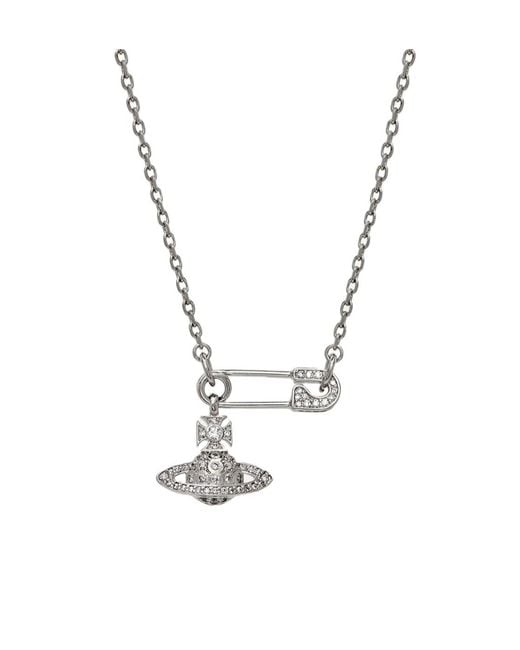 Vivienne Westwood Metallic Lucrece Orb Pendant Necklace