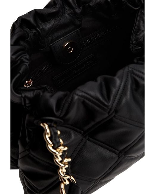 Tommy Hilfiger Black Quilted Tote Bag