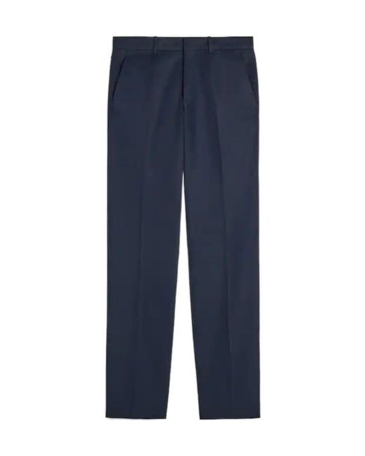 Tod's Blue Casual Pants With Belt Loops for men