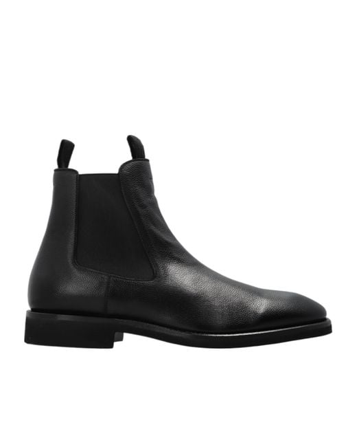 Tom Ford Black Solid Color Boots for men