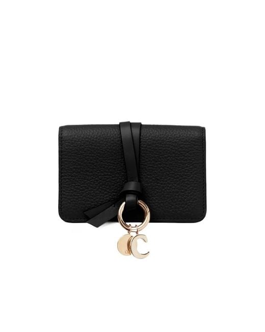 Chloé Black Alphabet Logo Clip