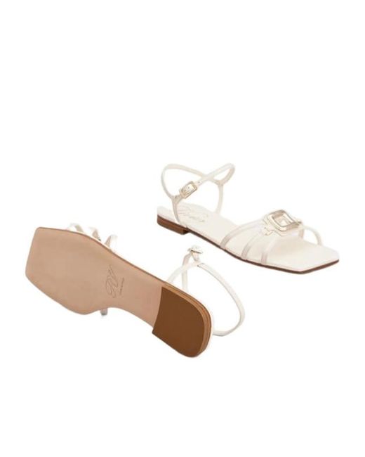 Roger Vivier White Viv' By The Sea Sandals